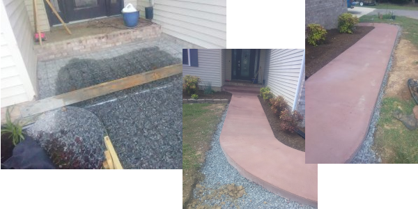 Colored Concrete Surface
